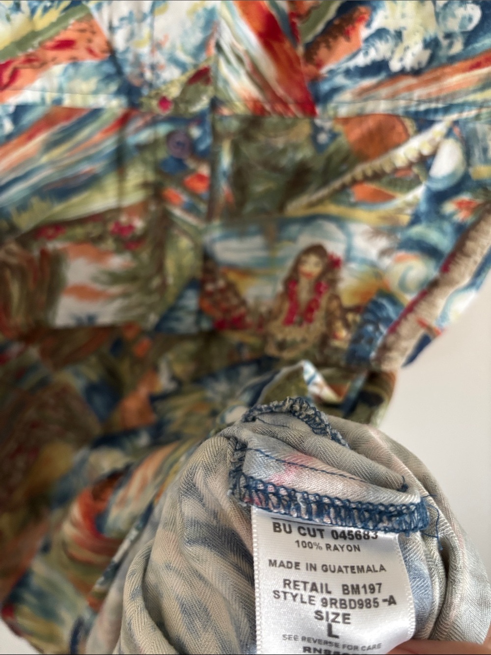 Melrose Studio Petites Size Large 2 Piece Hawaiian Dress Set - Picture 3 of 7